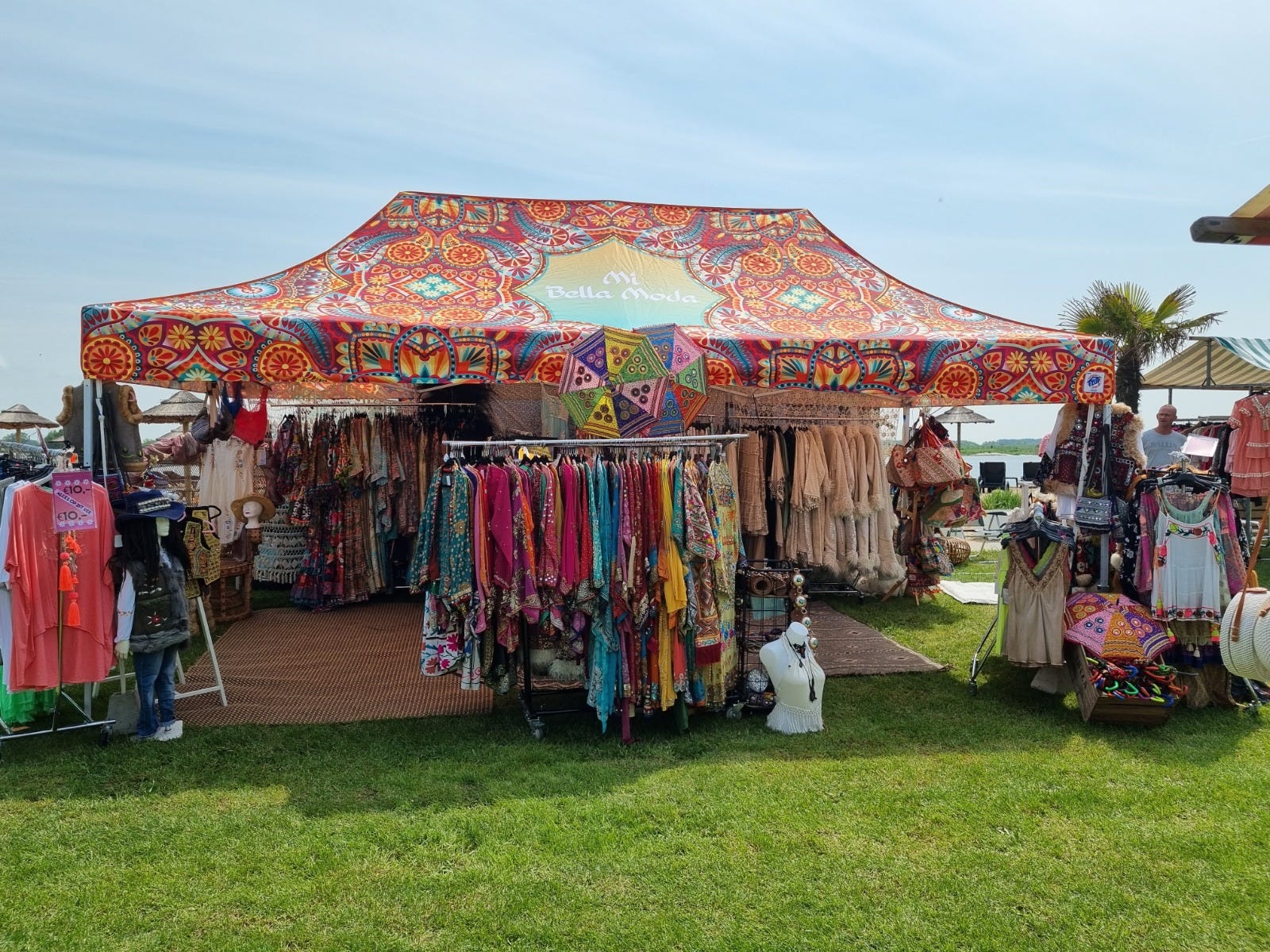 E-Z UP market tent